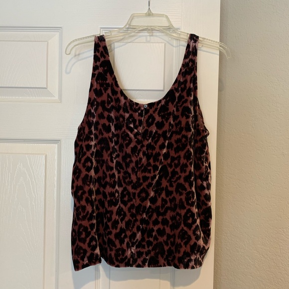J. Crew Leopard Velvet Tank - Picture 5 of 7